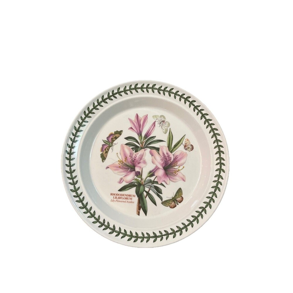 Portmeirion Botanic Garden Dinner Plate Rhododendrum Liliflorum Lily Azalea 10.5